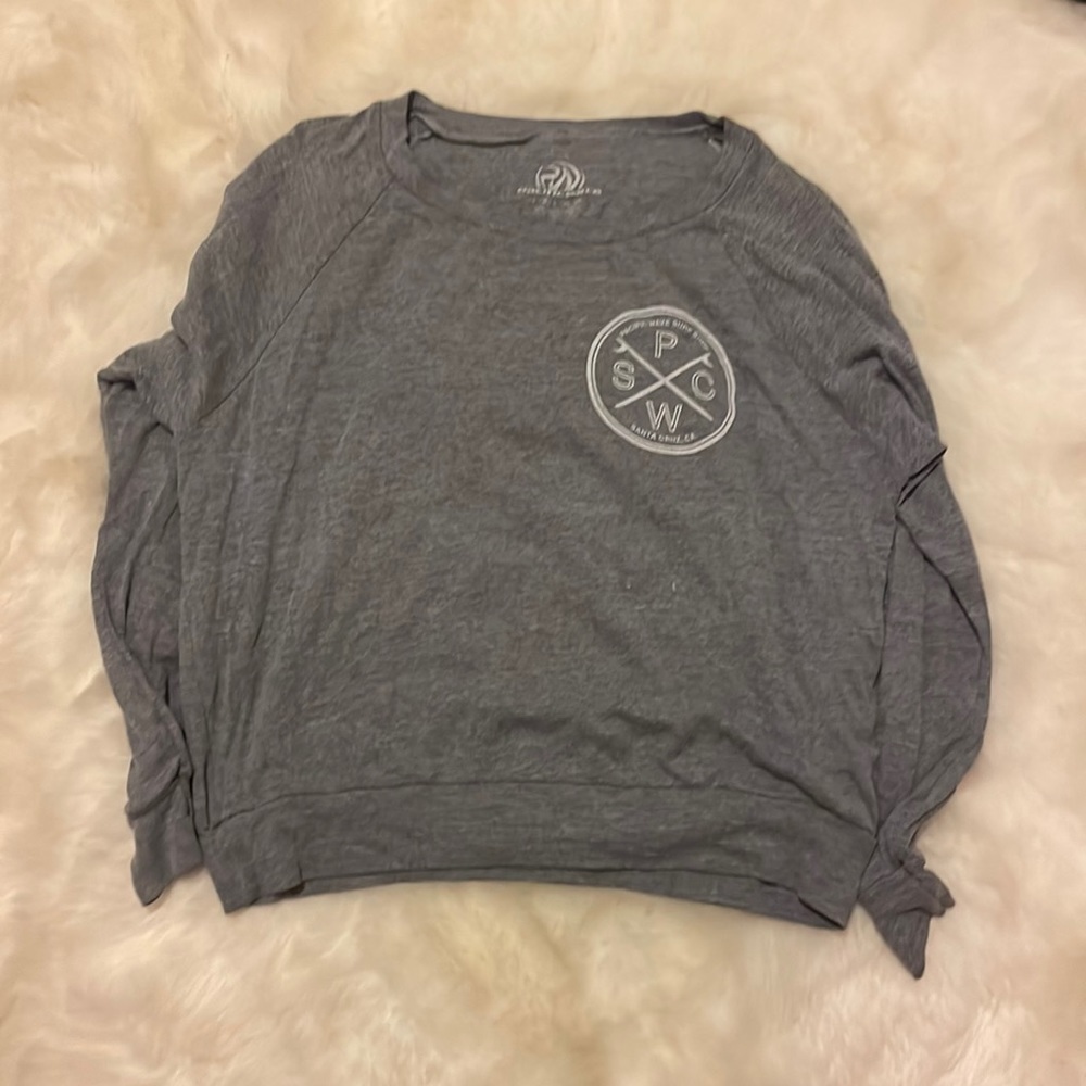 Pacific Wave cropped sweater